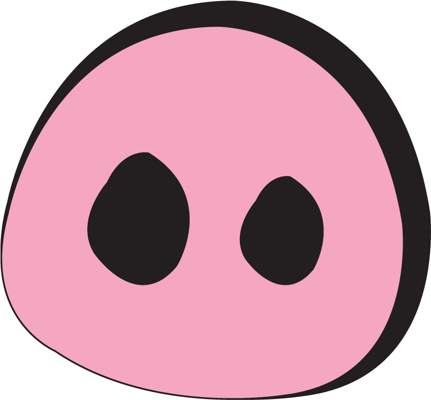 Logo Nariz De Puerco Comunicación Creativa - Circle Clipart (1000x1000), Png Download