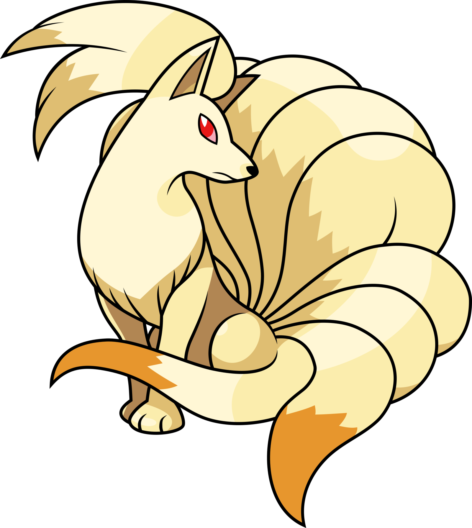 Ninetales Png - Imagenes De Ninetales Pokemon Clipart (1600x1790), Png Download