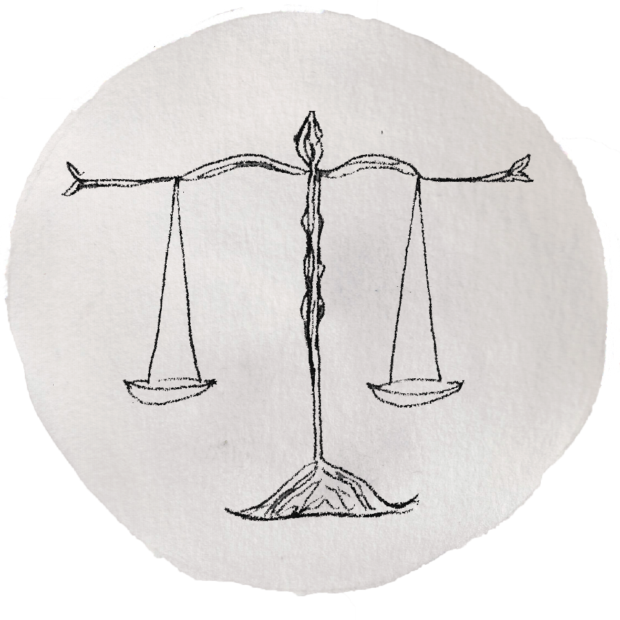 Libra - Sketch Clipart (900x900), Png Download