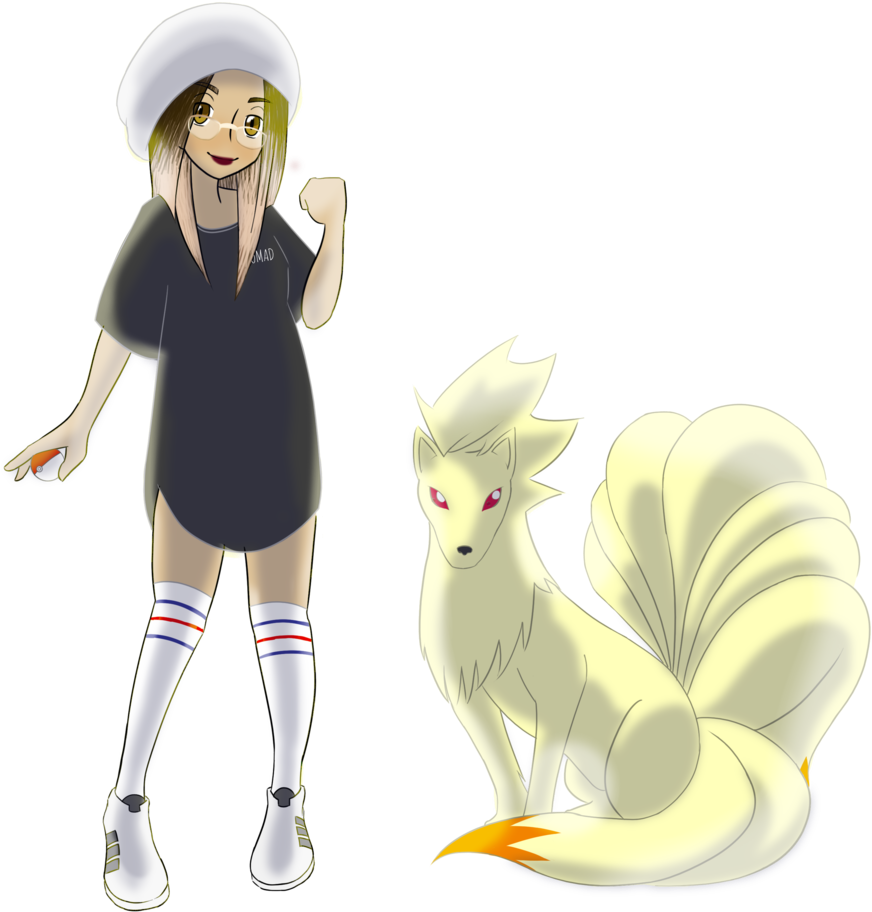 Ninetales , Png Download - Cartoon Clipart (872x912), Png Download