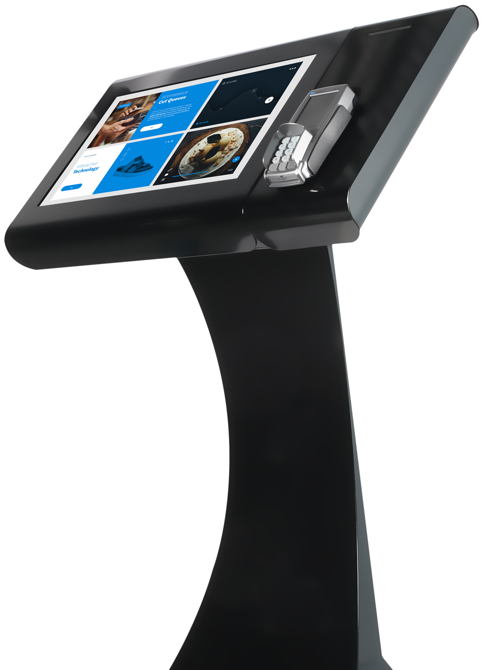 Our Self-service Kiosks Mean Enhanced Customer Engagement - Ipad Self Service Kiosk Clipart (1000x1333), Png Download