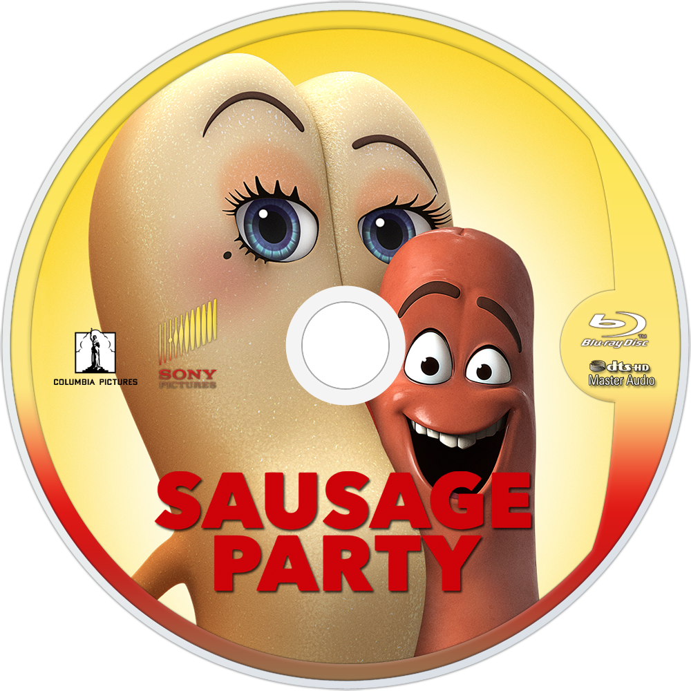 Sausage Party Bluray Disc Image - End Of Sausage Party Clipart (1000x1000), Png Download