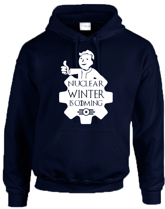Nuclear Winter Hoodie Inspired By Fallout Vault Tec - Fallout 3 Clipart (544x688), Png Download