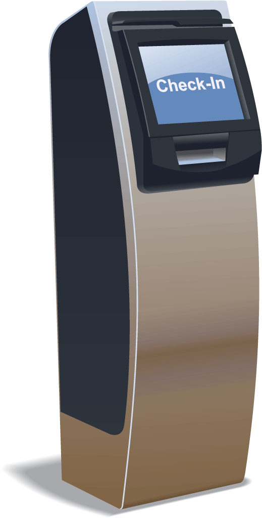 Kiosk - Badge Kiosk Clipart (601x1100), Png Download