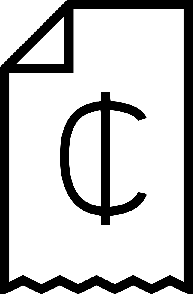 Png File - Receipt Clipart (644x980), Png Download