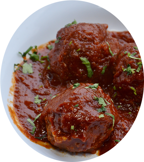 Pizza Peel & Tap Room - Meatball Clipart (675x675), Png Download