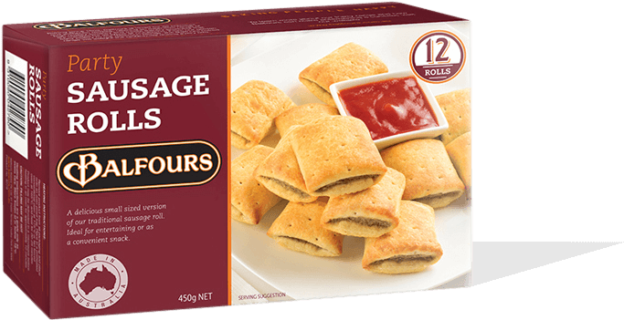 Party Sausage Roll - Balfours Party Sausage Rolls Clipart (900x600), Png Download