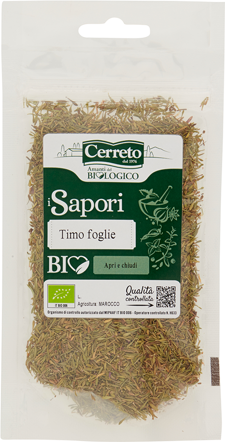 Thyme Leaves Doypack - Black Pepper Clipart (600x971), Png Download