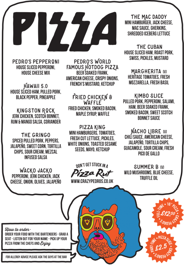 Pizza Menu - Illustration Clipart (710x1024), Png Download