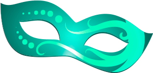 Antifaz-verde Clipart (980x450), Png Download