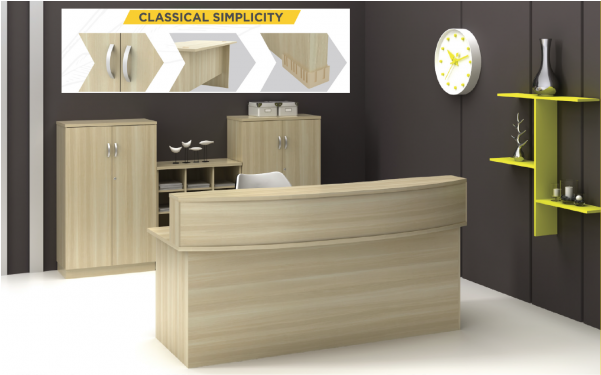 Bow Front Reception - Shelf Clipart (600x683), Png Download