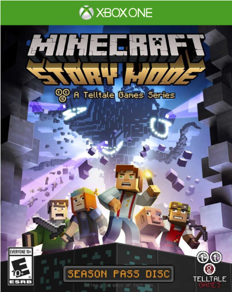 Story Mode - Minecraft Story Mode Xbox One Cover Clipart (600x600), Png Download