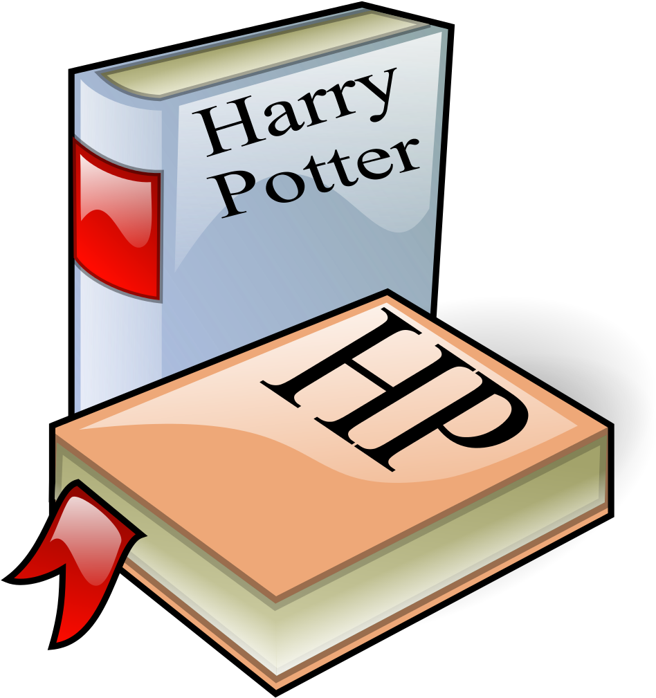 File - Hp Books - Svg - Books Clipart (955x1023), Png Download