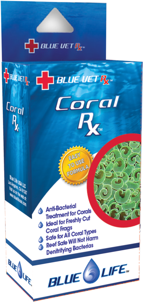 Anti-bacterial Treatment For Corals Ideal For Freshly - Flux Rx Clipart (463x976), Png Download