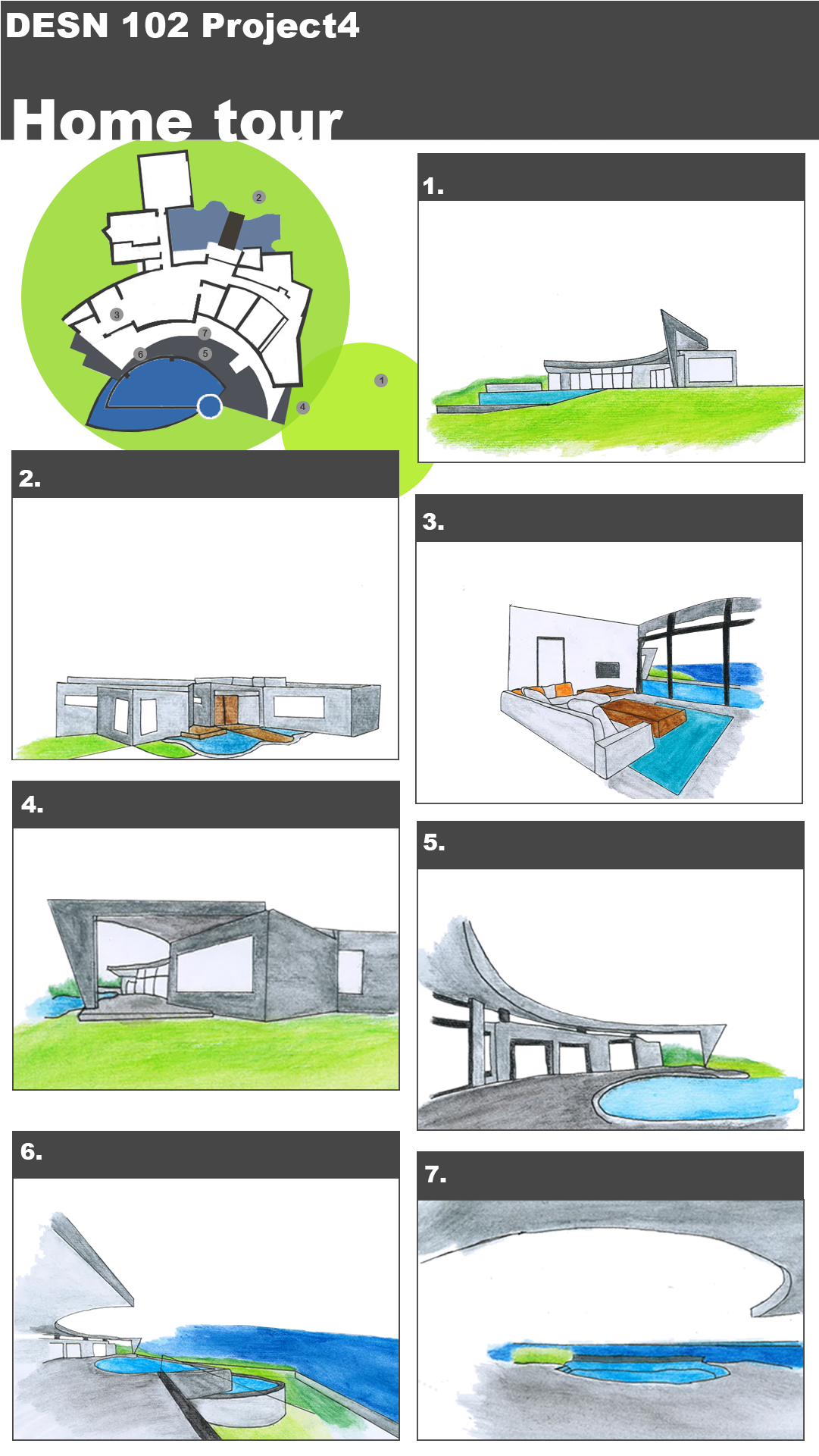 Does The Arrangment Style Fit The Drawings - Architecture Clipart (1448x2276), Png Download