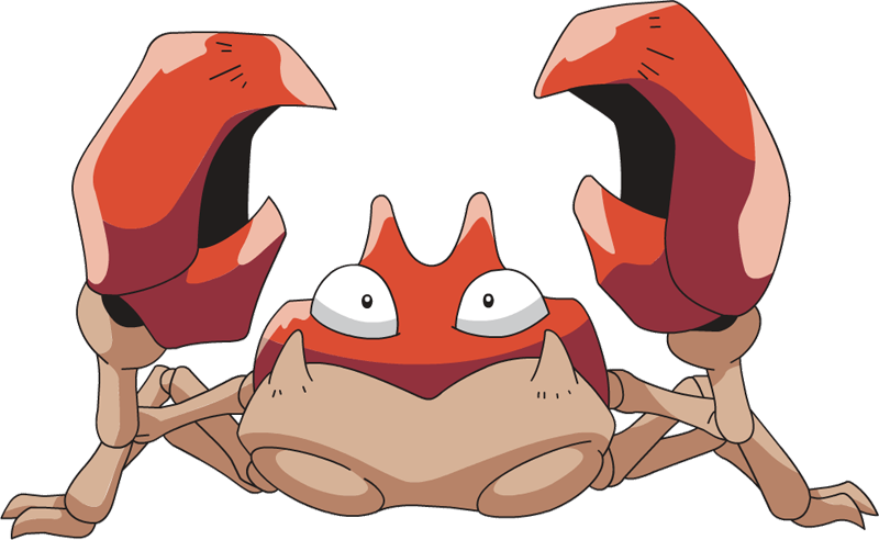 Pokemon Krabby Clipart (800x492), Png Download