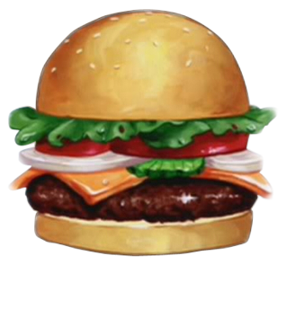 Krabby Patty - Krabby Patty Transparent Clipart (328x373), Png Download