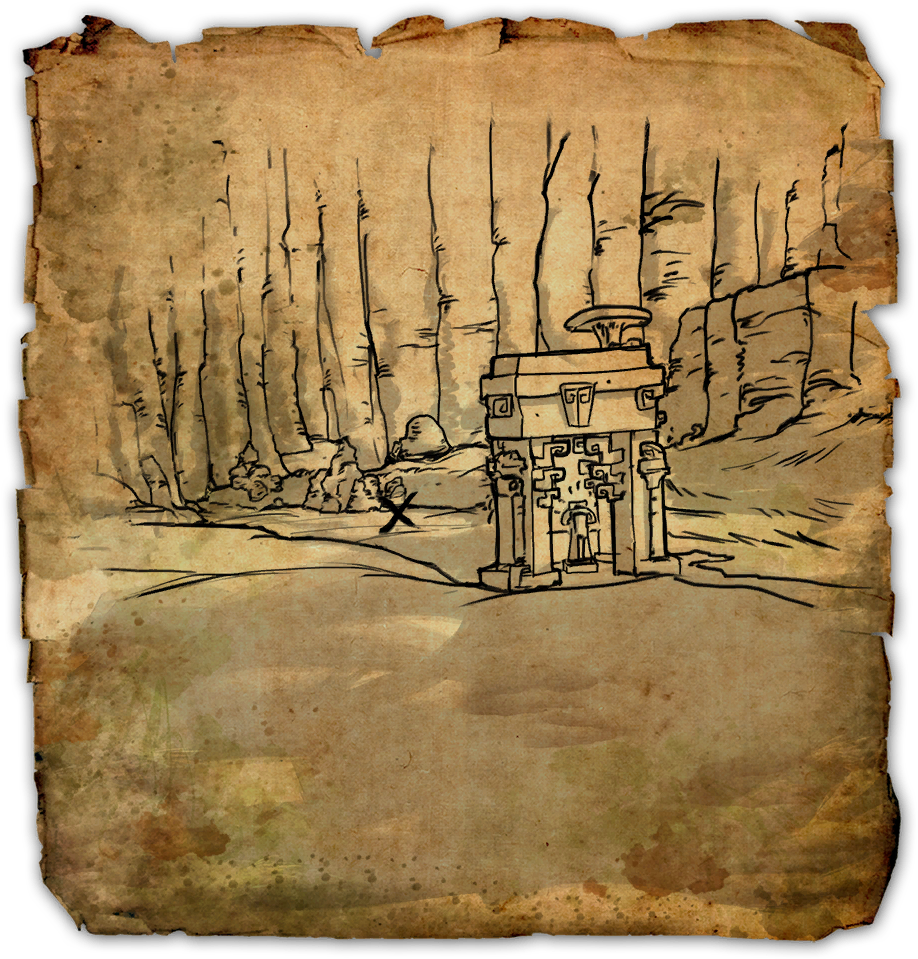 Bal Foyen Treasure Map I - Elder Scrolls Online Bal Foyen Treasure Map 1 Clipart (1024x1024), Png Download