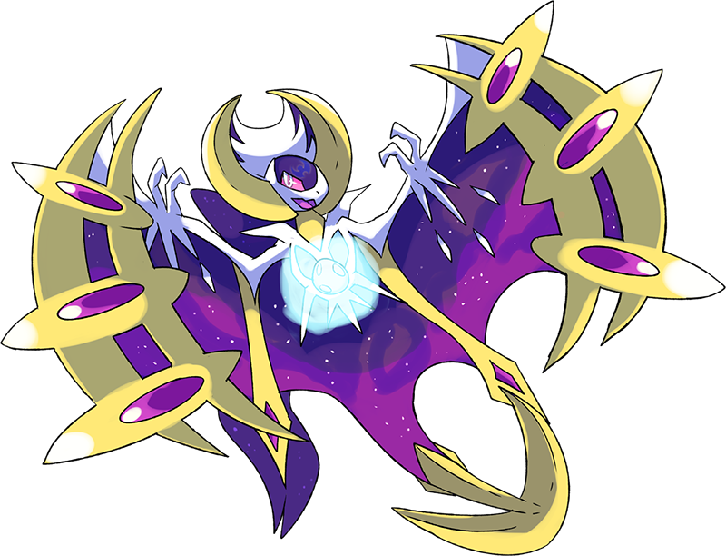 19,887,000 Exp - Mega Lunala Pokemon Evolution Clipart (800x612), Png Download