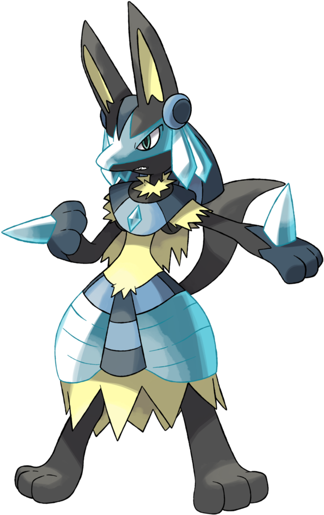 The Aura Pokémon Becomes As Crystal As Its Focus - Pokemon Azurite Crystal Pokemon Clipart (755x1057), Png Download