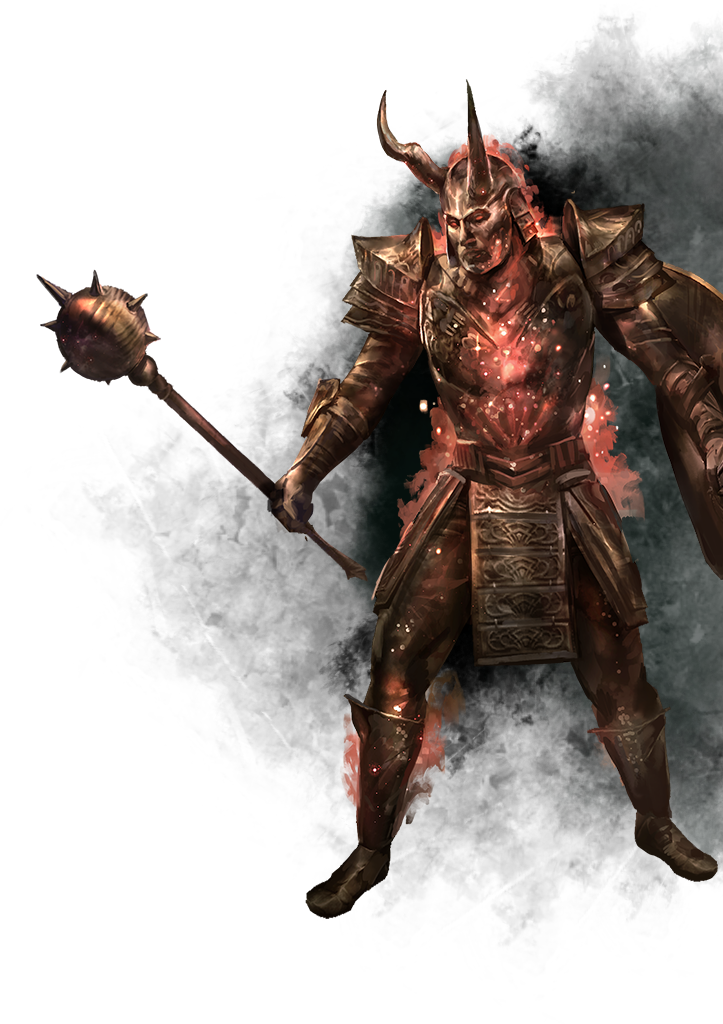 The Elder Scrolls Online - Demon Clipart (723x1024), Png Download