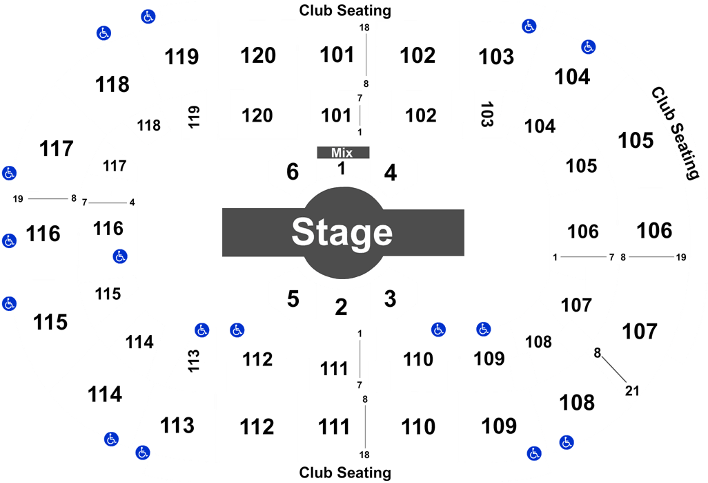 Event Info K Rock Centre Seating Chart Clipart Large Size Png Image Pikpng