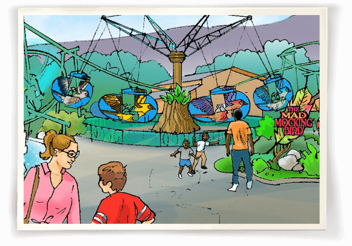 In Addition, Guests Will Be Able To Meet Certain Residents - Dollywood Wildwood Grove Clipart (700x489), Png Download
