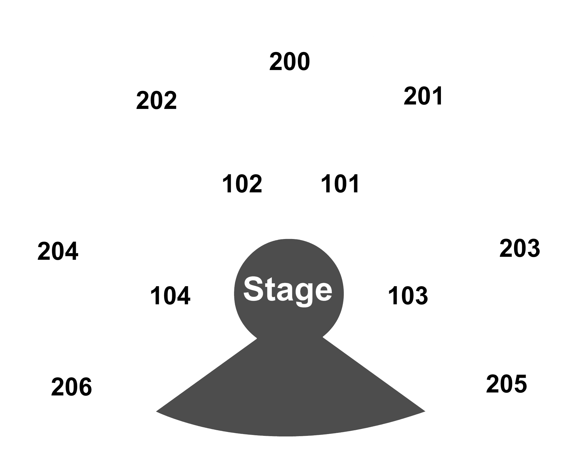 Legend - Cirque Du Soleil Volta San Diego Seating Chart Clipart (2100x1600), Png Download