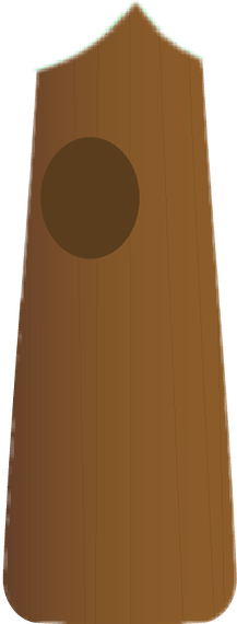 Tronco Sticker - Plywood Clipart (217x570), Png Download