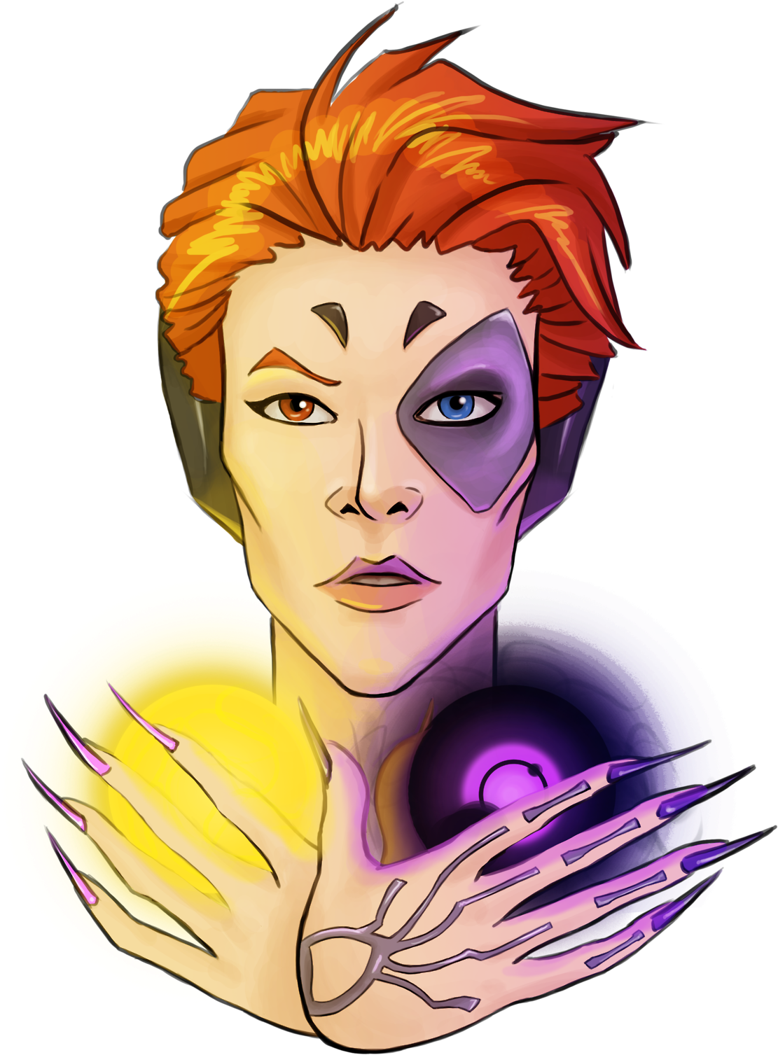 We All Know Overwatch's New Hero, Moira, Was Inspired - Illustration Clipart (1280x1656), Png Download