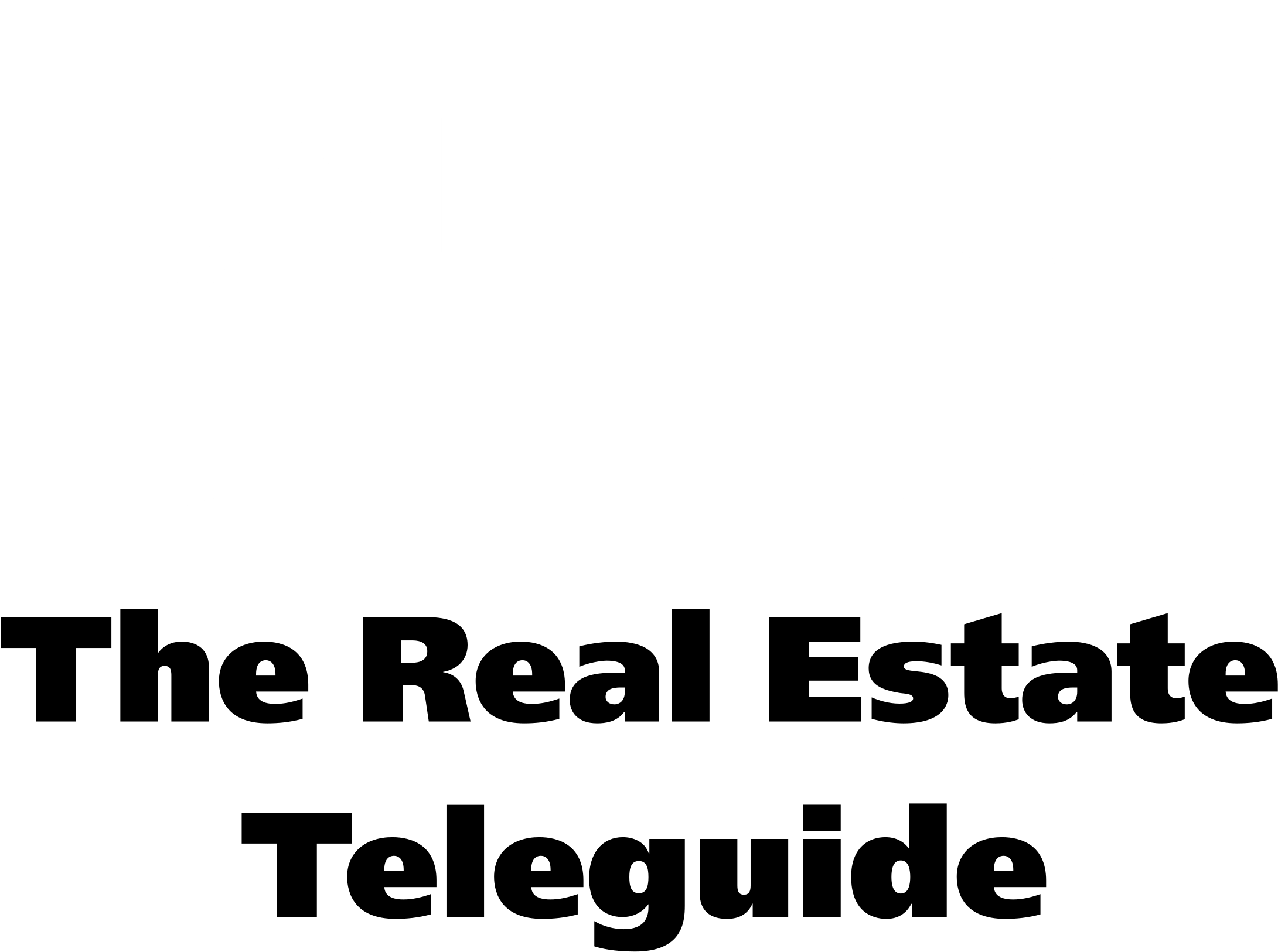 The Real Estate Teleguide Logo Black And White - Tourism Concern Clipart (2400x2400), Png Download