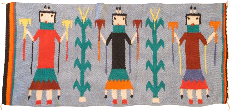 Native American Navajo Pictorial Rug - Patchwork Clipart (1001x1001), Png Download