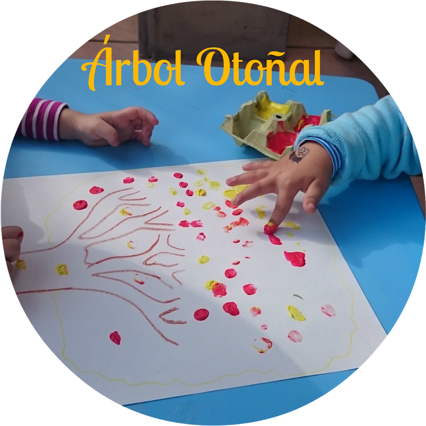 Se Trabaja Los Colores Del Otoño A Través De La Pintura - Circle Clipart (900x1600), Png Download