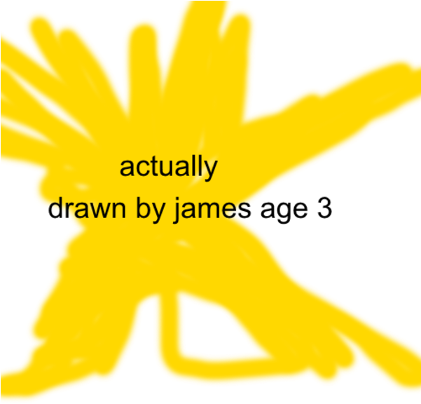 This Star Drawn By James Age - Awkward Eye Contact With Stranger Clipart (600x600), Png Download