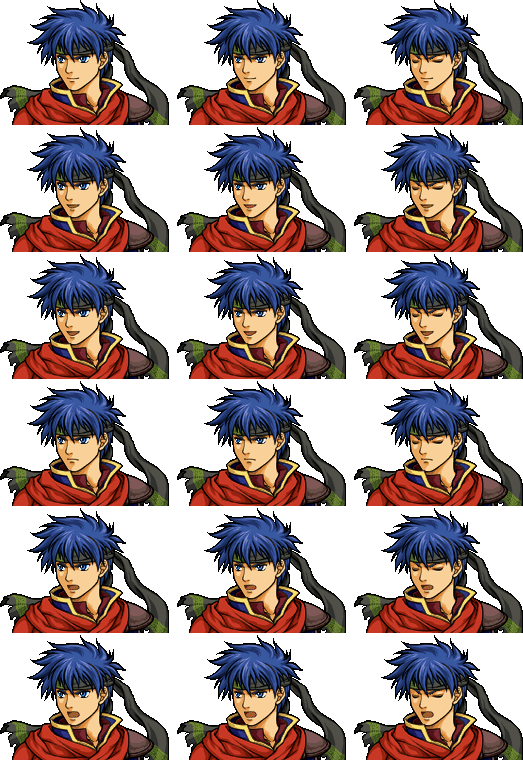 Sprite Of Ike - Fire Emblem Path Of Radiance Ike Sprites Clipart (523x760), Png Download