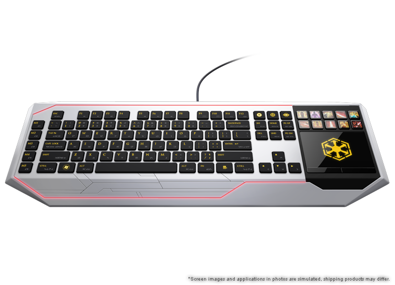 The Old Republic™ Gaming Keyboard By Razer - Star Wars Pc Keyboard Clipart (800x600), Png Download