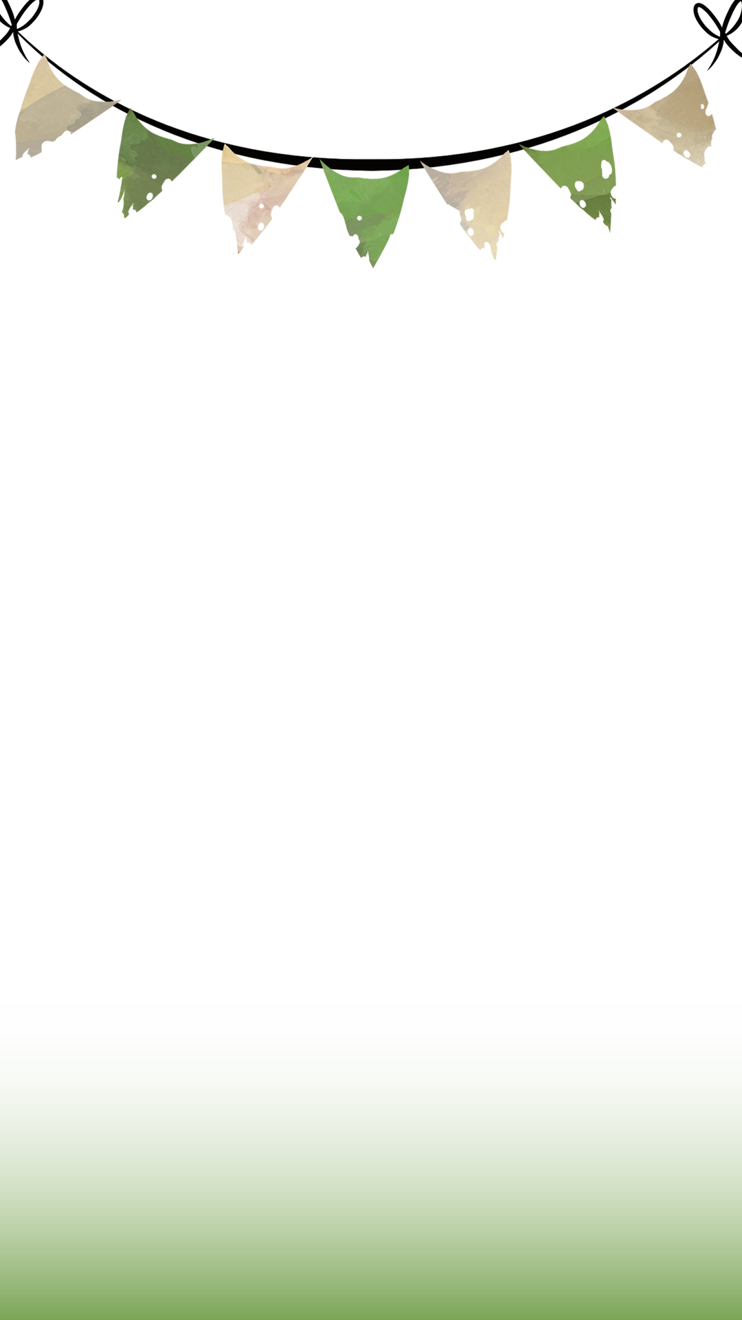 Green And White Clipart (1080x1920), Png Download