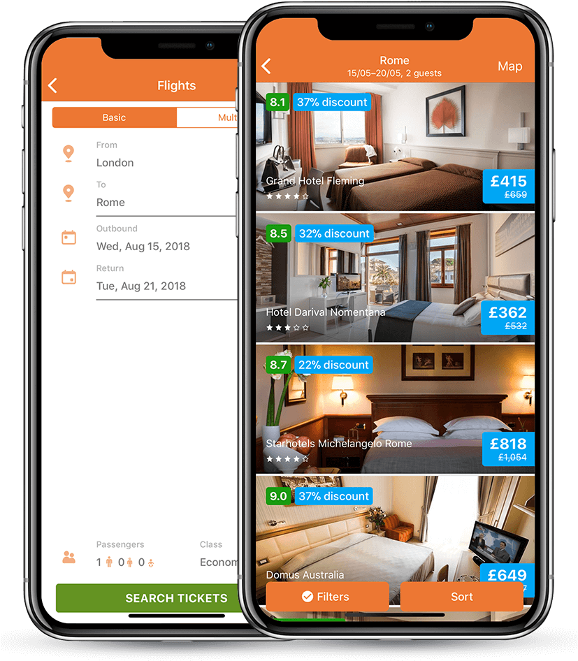 Ready Set Holiday Flights And Hotels - Iphone Clipart (1024x1024), Png Download