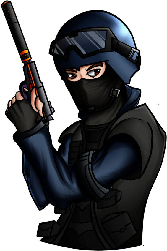 Antyterrorysta Csgo Clipart (793x991), Png Download