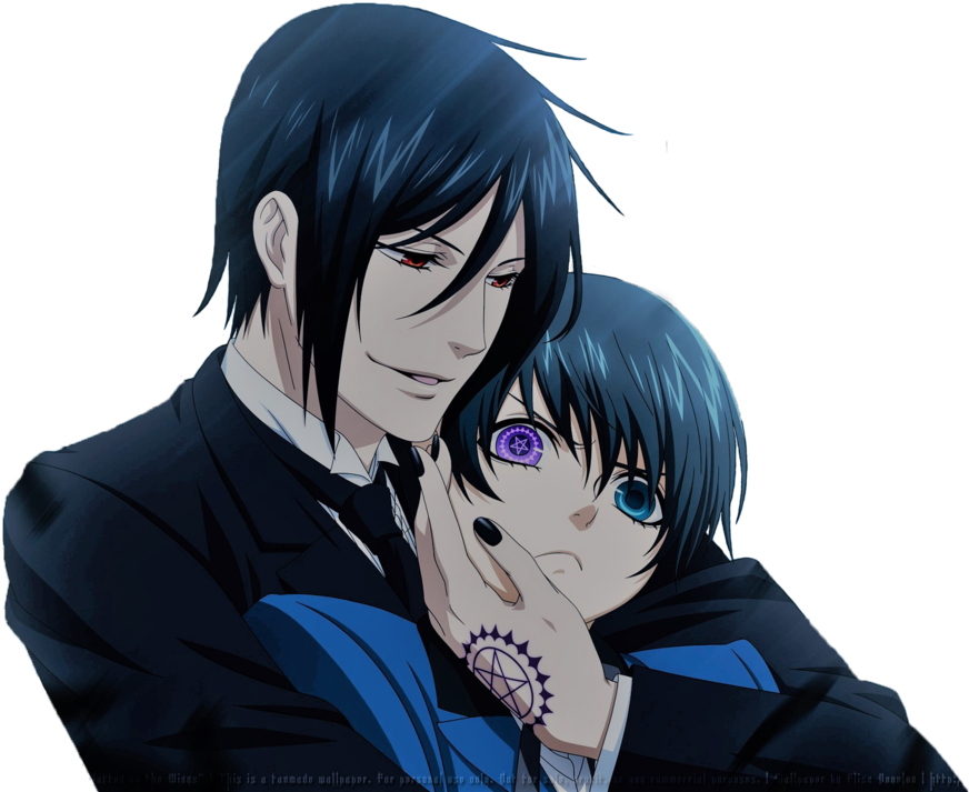/b/ - Random - Sebaciel Ao3 Clipart (921x743), Png Download