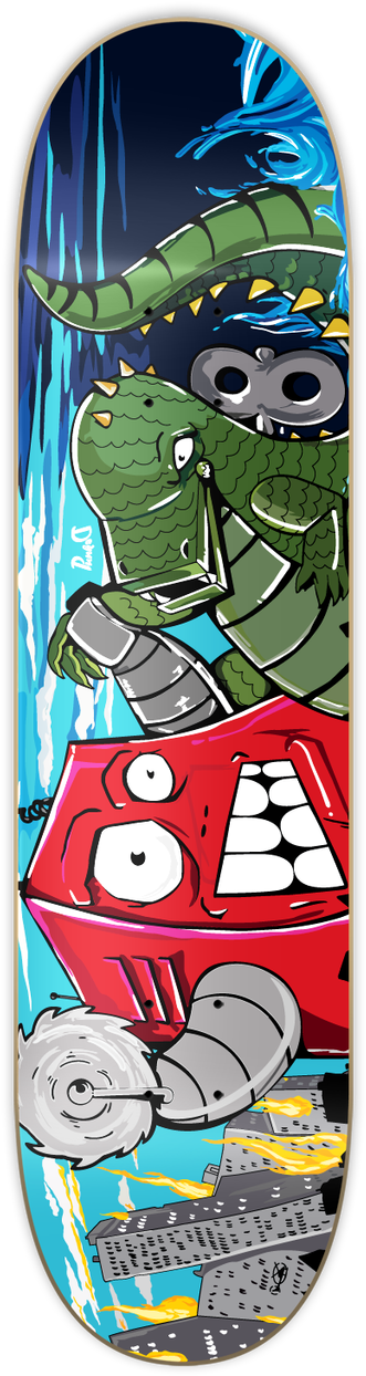 Skateboard Deck Clipart (1280x1280), Png Download