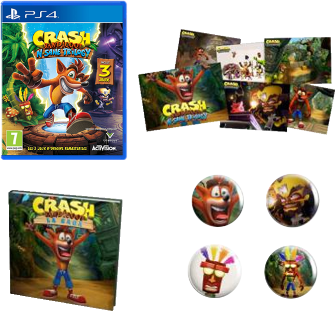 Crash Spyro Game Bundle Clipart (700x700), Png Download