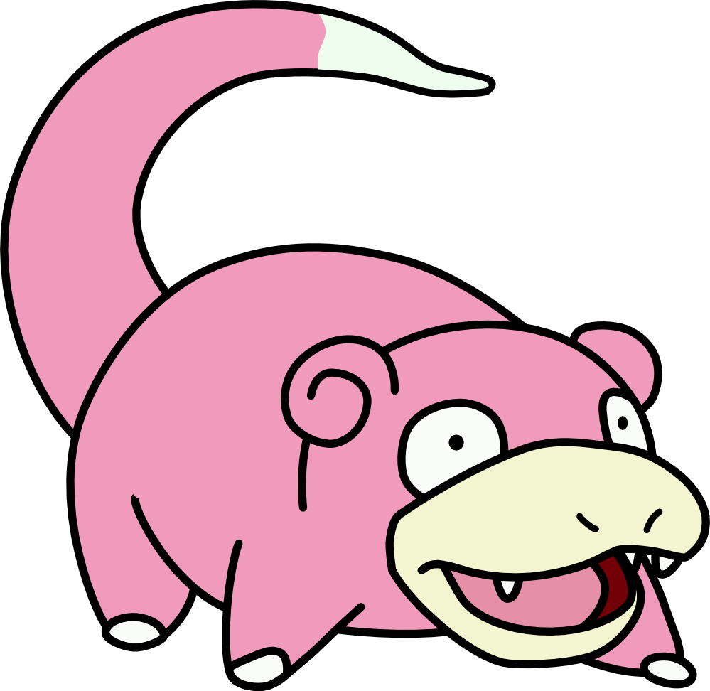 117kib, 999x972, Slowpoke , Png Download - Розовый Педобир Clipart (999x972), Png Download
