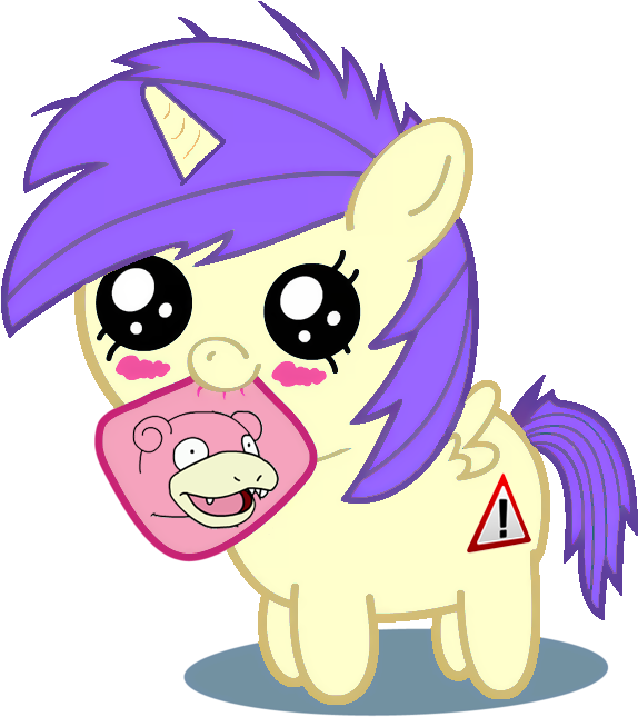 Alula, Blushing, Filly, Pluto, Pokémon, Princess Erroria, - Mlp Rd Cute Kawaii Clipart (600x646), Png Download