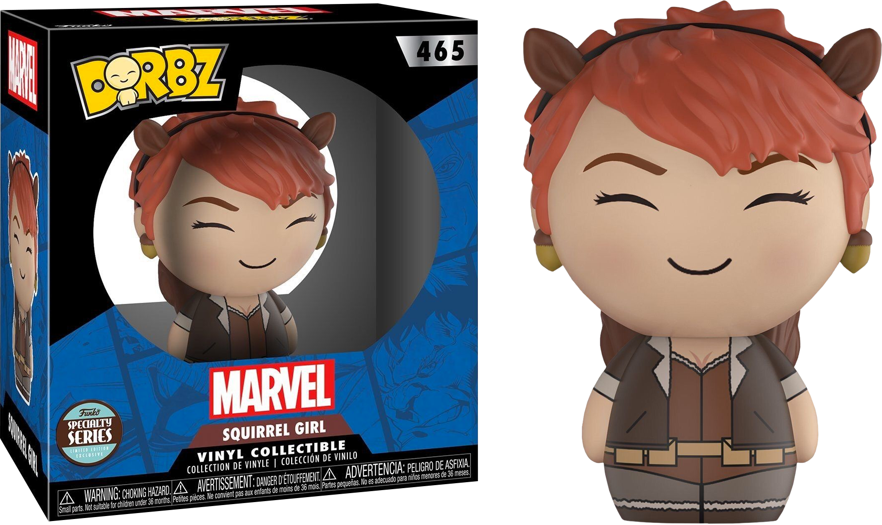 Squirrel Girl Dorbz Vinyl Figure - Marvel Dorbz Clipart (1772x1054), Png Download