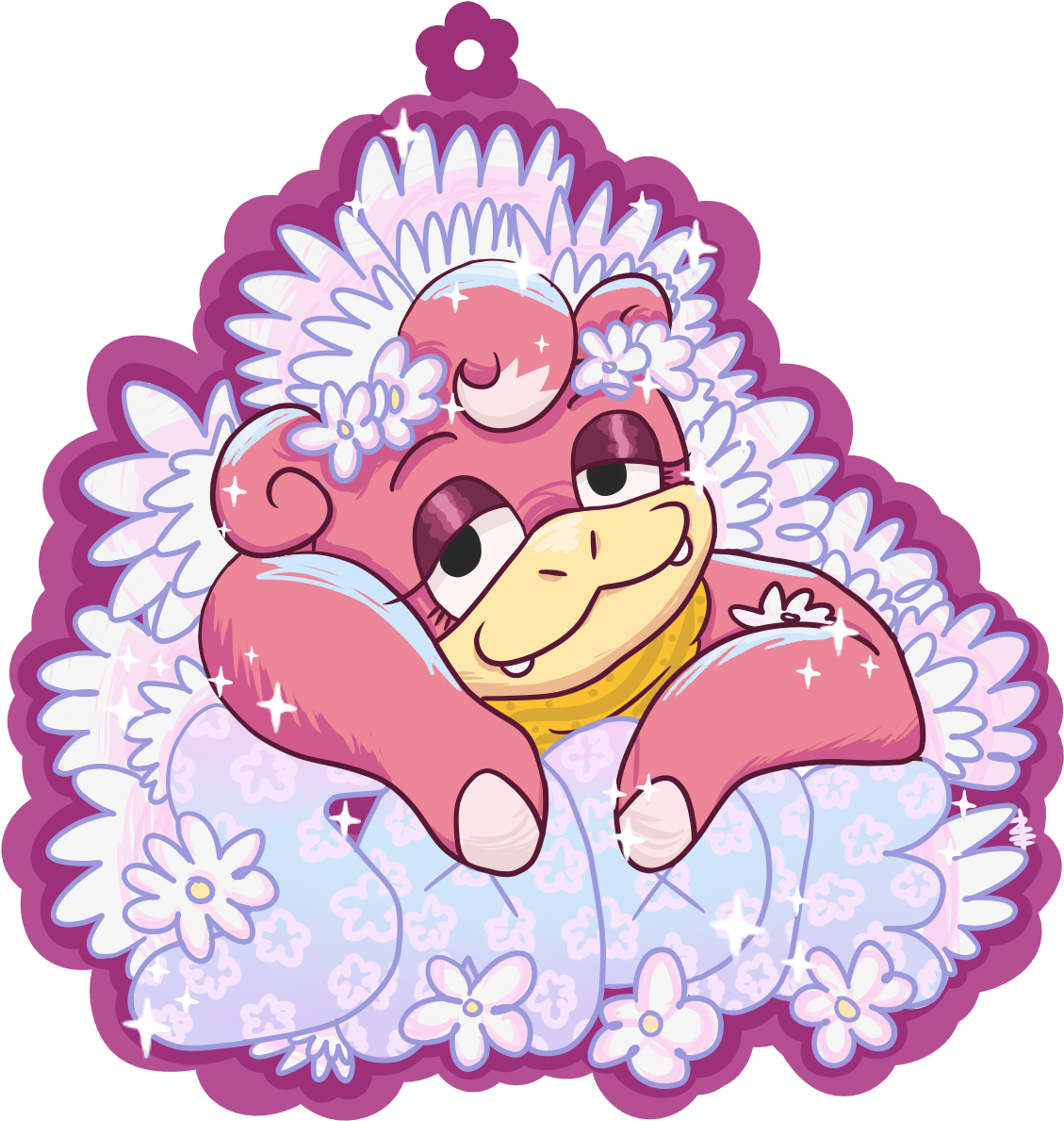 Sadie The Slowpoke Badge - Cartoon Clipart (1280x1280), Png Download