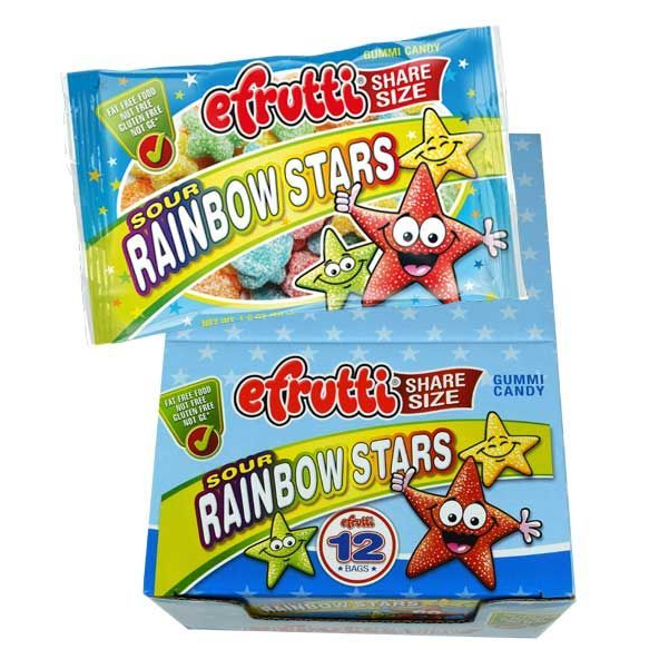 Efrutti Share Size Sour Rainbow Stars - E Frutti Clipart (800x600), Png Download