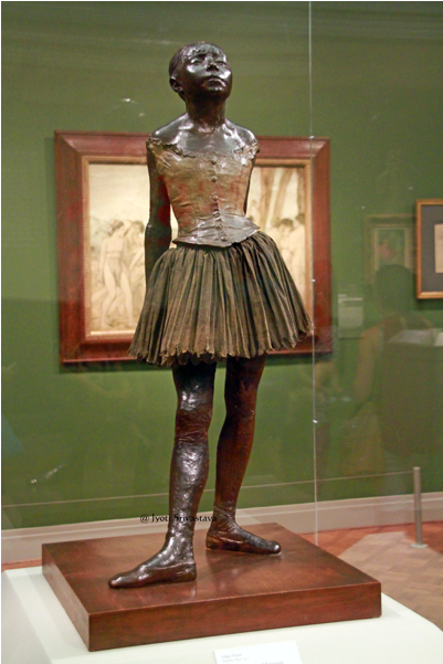 Little Dancer Aged Fourteen Art Institute Of Chicago Clipart (650x650), Png Download