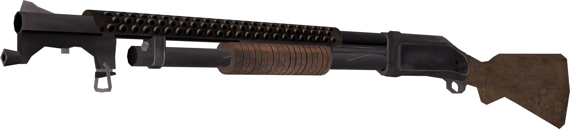 Call Of Duty Gun Png - World War Trench Gun Clipart (1881x427), Png Download