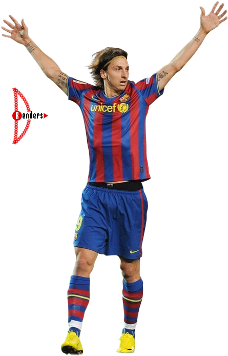 Zlatan Ibrahimovic Photo Ibrahimovic - Zlatan Ibrahimovic Barcelona Png Clipart (500x746), Png Download